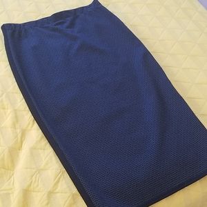 Mid calf pencil skirt